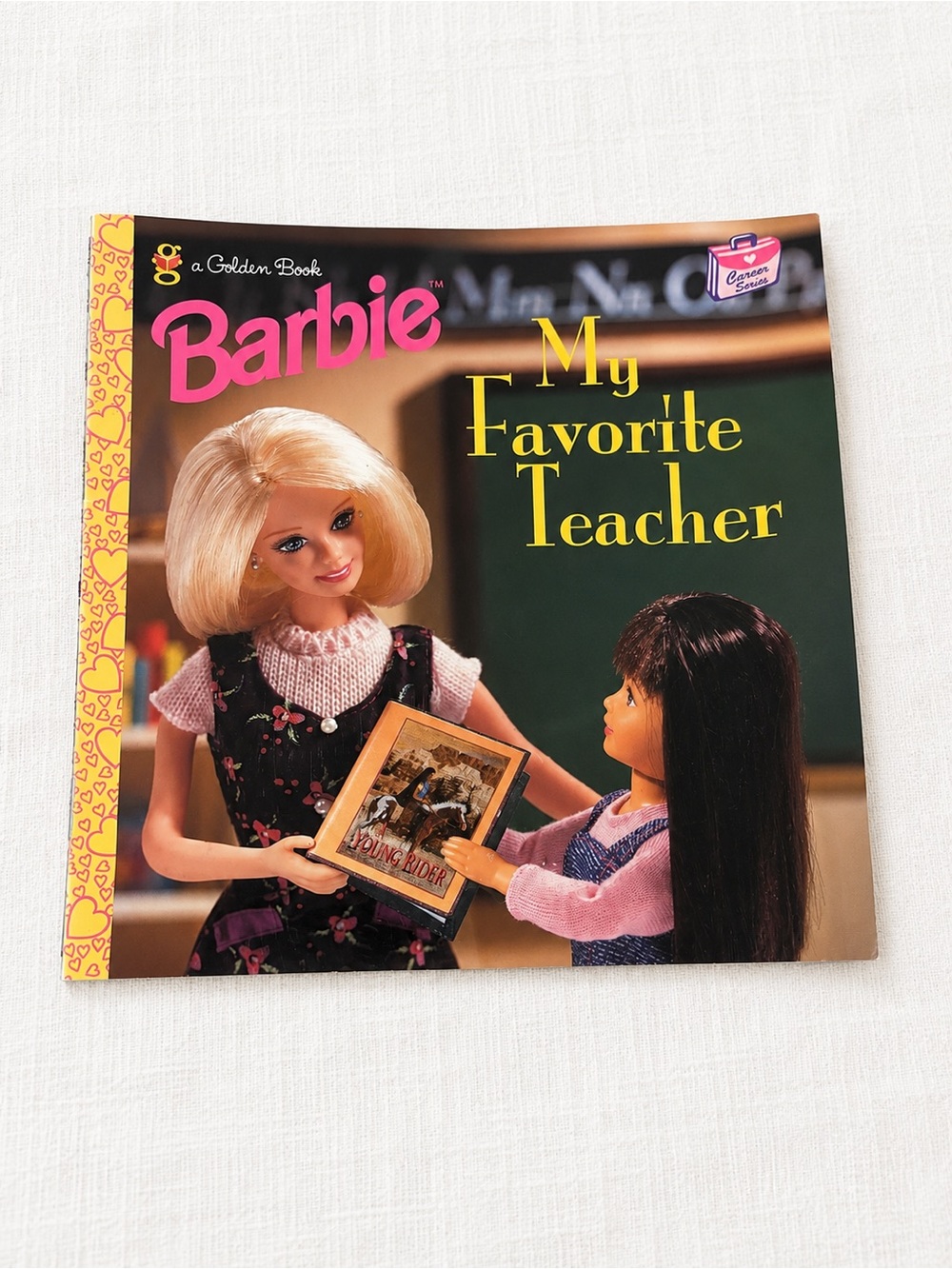Barbie My Favorite Teacher Kids Book - Pink Cover